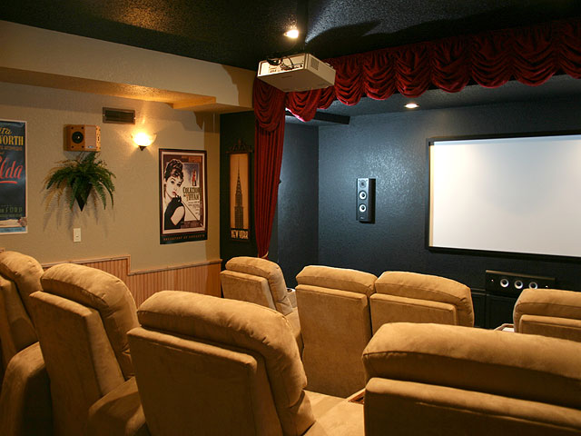 A great home movie theater expresses your personality.