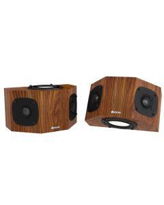 QS4 Surround Sound Speakers Black Oak