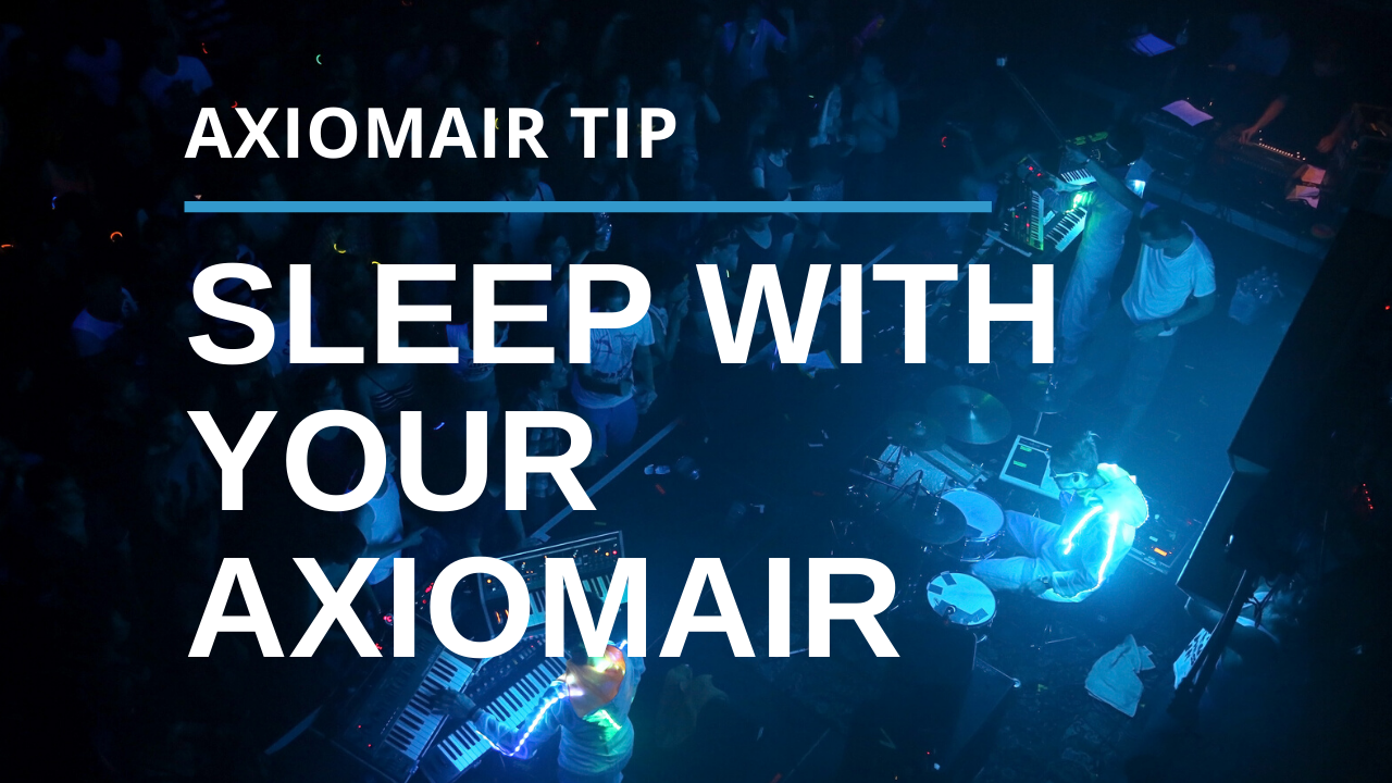 Set The Sleep Function on Your AxiomAir