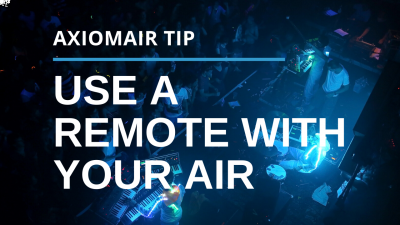 Use an IR Remote With Your AxiomAir