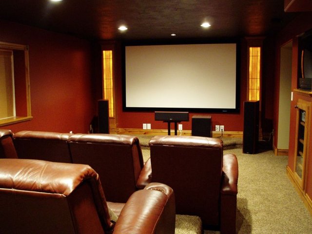 Home theater rooms are the most desired feature in new homes now.