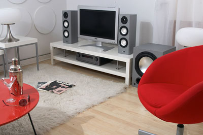 Home system with subwoofer