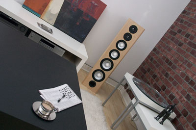 Axiom M80 Floorstanding Loudspeakers in Modern Maple Natural Finish